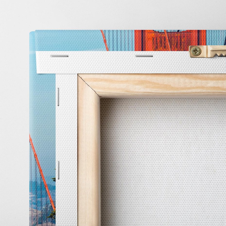 Obraz na płótnie 80x120 - W krainie amerykańskich mostów - most, USA