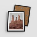 Plakat w ramie 40x50 - Surowość Pustyni - pustynia, kanion - rama czarna