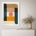 Plakat bez ramy 21x30 - Geometryczna Ekspresja - geometria, plakat