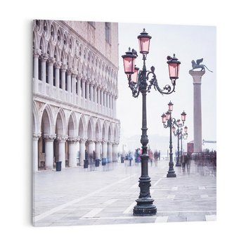 Obraz na płótnie 30x30 - Przemijający urok miasta - miasto, uliczka