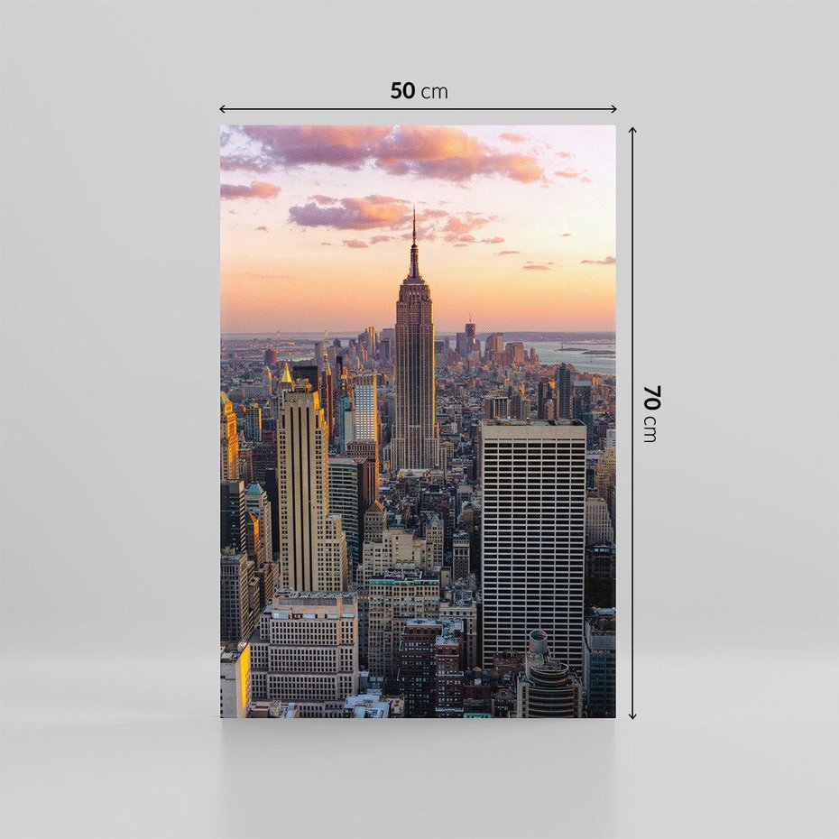 Obraz na płótnie 50x70 - Nowojorskie Wieżowce - Nowy York, wieżowce