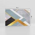 Obraz na płótnie 70x50 - Geometryczne Elementy - geometryczne kształty, elementy złota