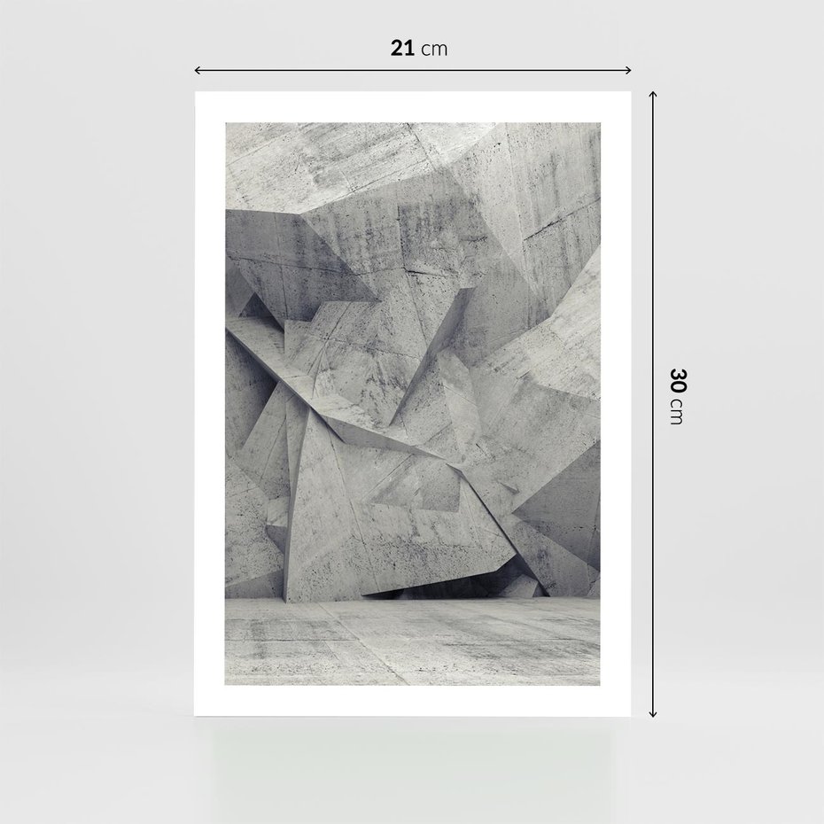 Plakat bez ramy 21x30 - Architektura w trójwymiarowym wymiarze - architektura, 3D