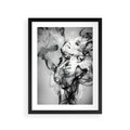 Plakat w ramie 30x40 - Abstrakcja kobiecego piękna - abstrakcja, kobieta - rama czarna