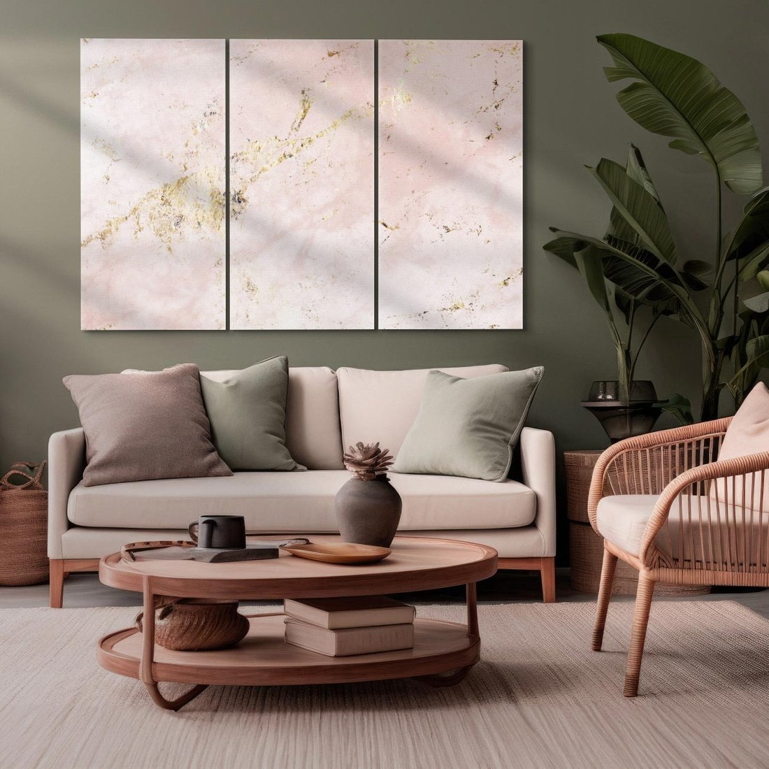 Obraz na płótnie 120x80 - Piękno w Szczegółach - marmur, złoto