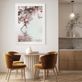 Plakat bez ramy 30x40 - Kwiatowa baśń z motylami - kwiaty, motyle