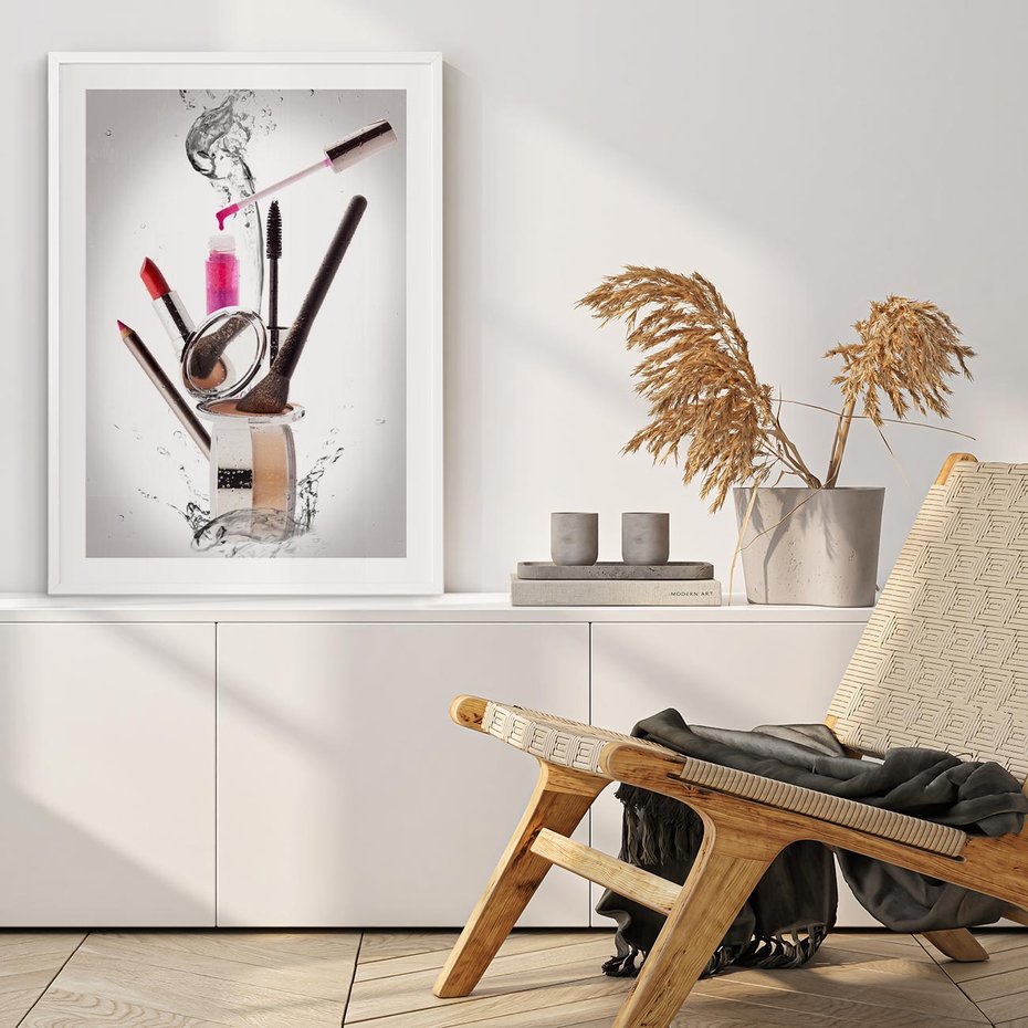 Plakat bez ramy 40x50 - Moda, makijaż i relaks - moda, makijaż