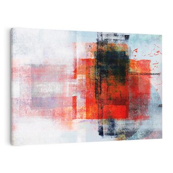 Obraz na płótnie 70x50 - Burza Emocji - wyrazista abstrakcyjna sztuka, dramatyzm