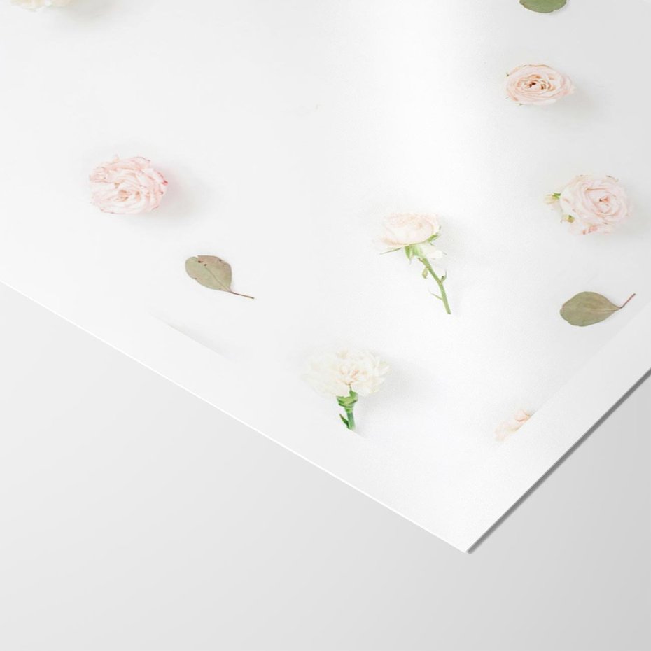 Plakat bez ramy 21x30 - Romantyczna Kompozycja z Różami - kompozycja kwiatowa, róże