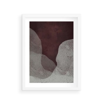 Plakat w ramie 40x50 - Zaklęte Zaburzenia - mroczny plakat, nowoczesne wnętrza - rama biała