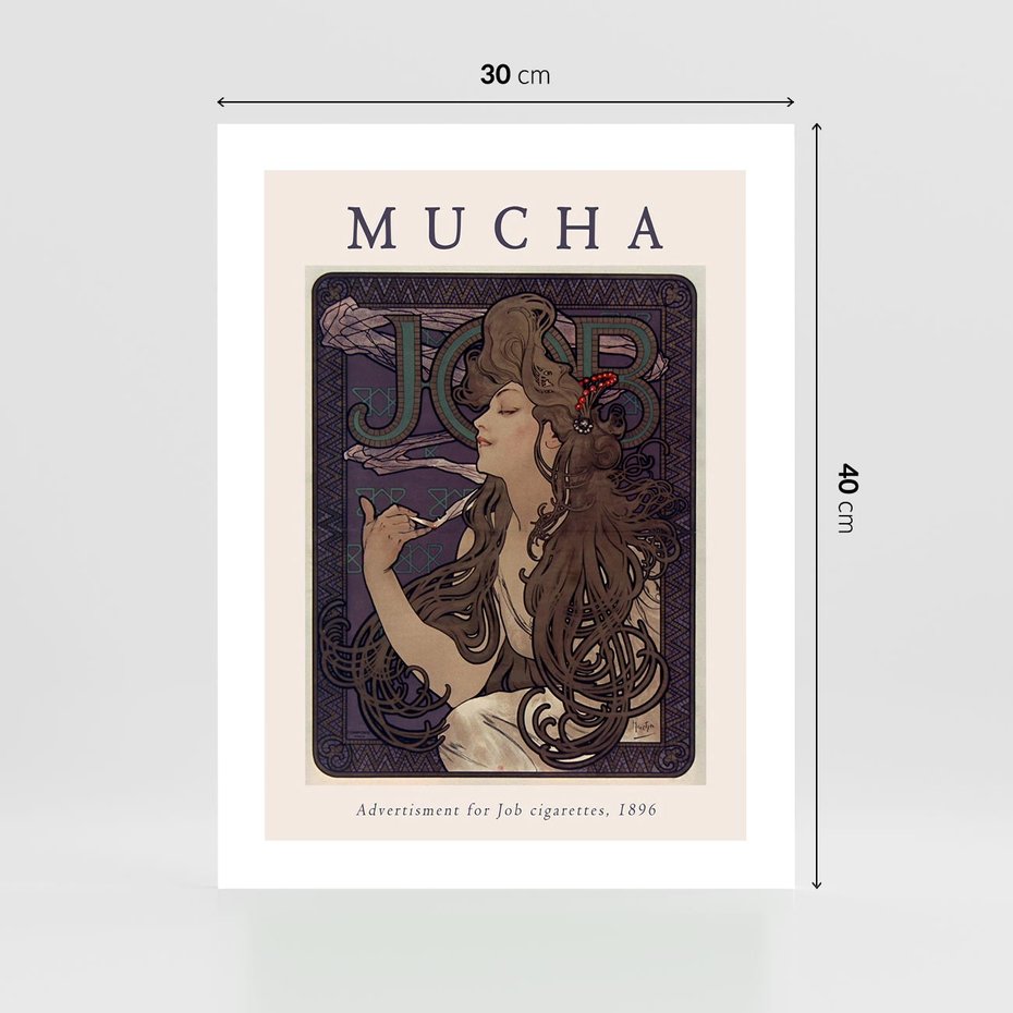 Plakat bez ramy 30x40 - Reprodukcja A.Mucha - Mucha, plakat z reprodukcją