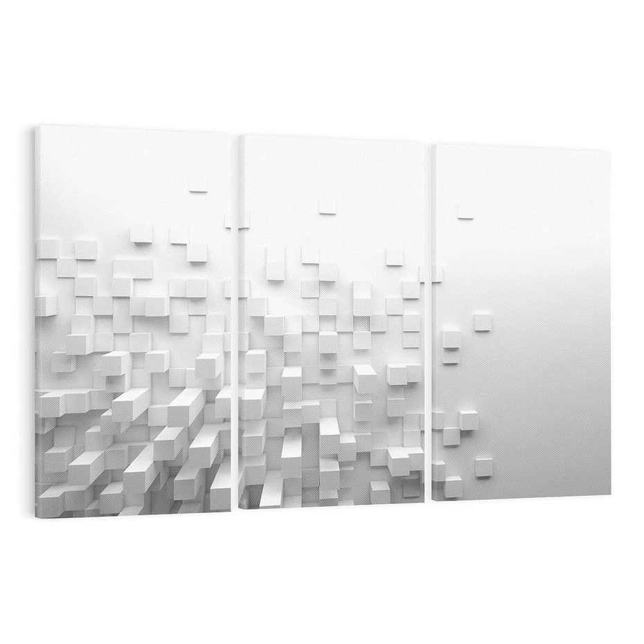 Obraz na płótnie 120x80 - Głębia abstrakcji - ściana, 3D