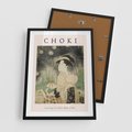 Plakat w ramie 50x70 - Sztuki Choki w Twoim Domu - reprodukcja, rycina - rama czarna