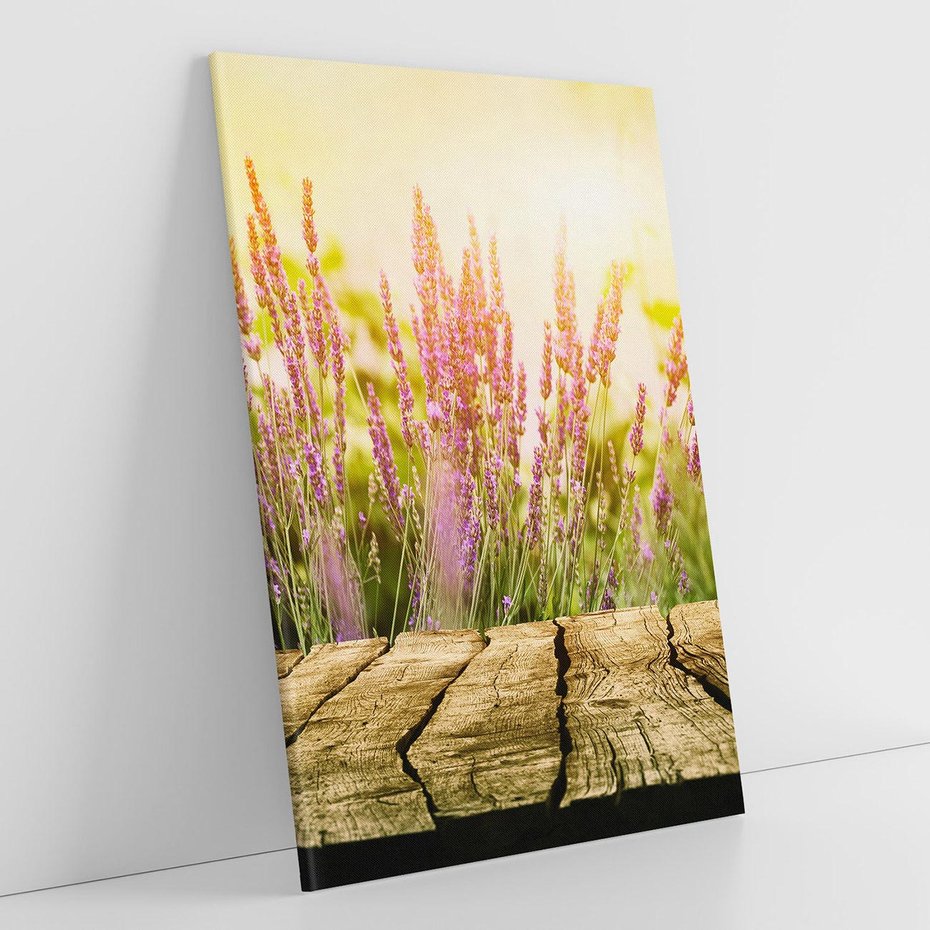 Obraz na płótnie 50x70 - Delikatność i Urok - lawenda, kwiat