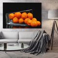 Obraz na płótnie 100x70 - Mandarynki Owoce - mandarynki, owoce