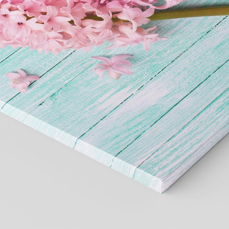 Obraz na płótnie 80x120 - Hiacynty w Kwiatowej Kompozycji - hiacynty, kwiaty