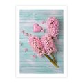Plakat bez ramy 21x30 - Hiacynty w Kwiatowej Kompozycji - hiacynty, kwiaty