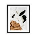 Plakat w ramie 40x50 - Styl i Klasyka - modowa fotografia, sweter - rama czarna