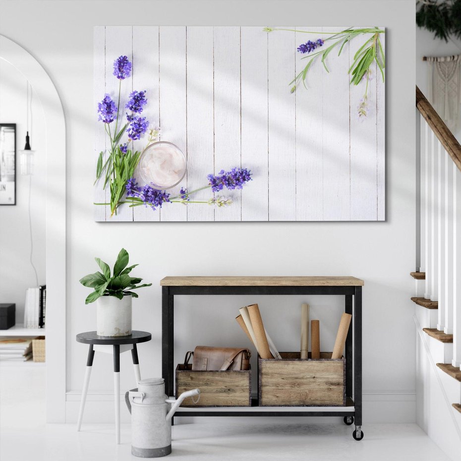 Obraz na płótnie 100x70 - Lawenda Kwiaty - lawenda, kwiat