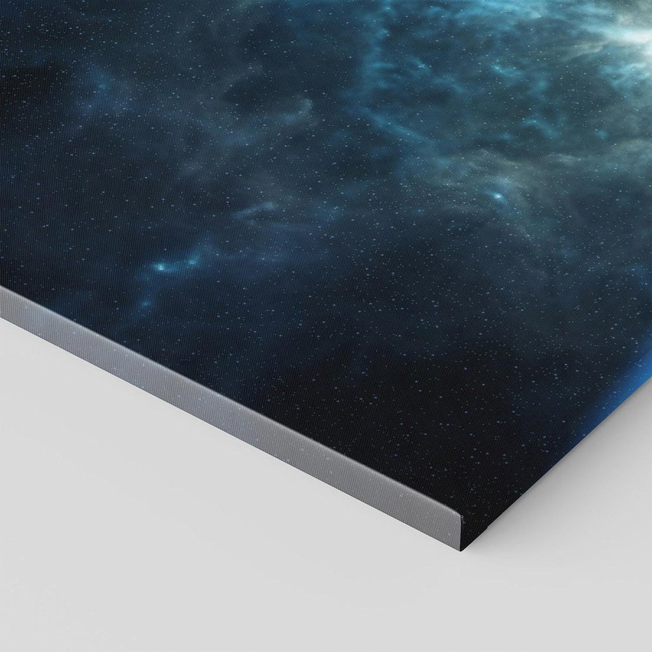 Obraz na płótnie 120x80 - Wędrówka przez galaktyki - ziemia, kosmos