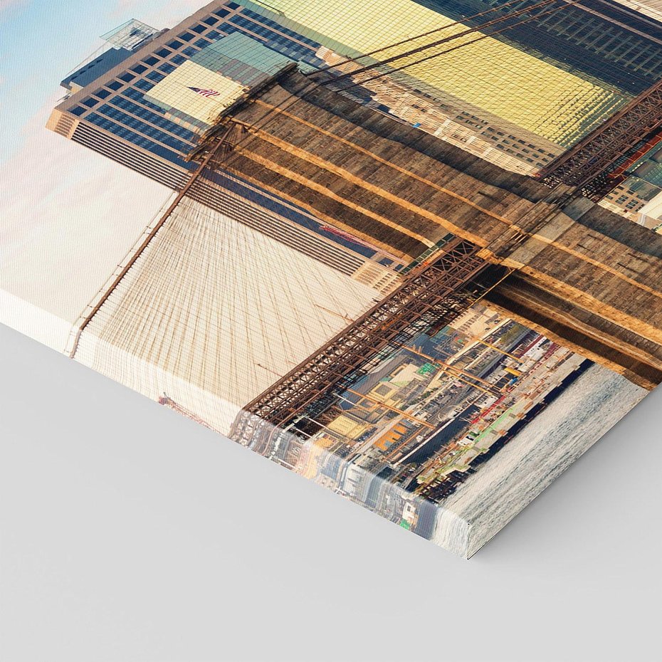 Obraz na płótnie 140x70 - Manhattan o zmroku - Nowy Jork, Manhattan