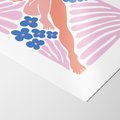Plakat bez ramy 30x40 - Opowieść Ognistych Rytów - nowoczesny kobiecy akt, graficzne kształty