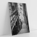Obraz na płótnie 50x70 - Magiczne spacery - uliczka, perspektywa
