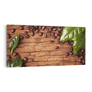 Obraz na płótnie 120x60 - Zmysłowa kawa: aromat i smak - kawa