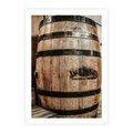 Plakat bez ramy 50x70 - Rustykalna Whisky - beczka whiskey, jack daniel's