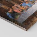 Obraz na płótnie 100x50 - "Ostatnia Wieczerza" (1495-1498) Leonardo da Vinci - Reprodukcja - reprodukcja, obraz na płótnie
