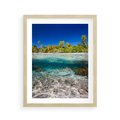 Plakat w ramie 40x50 - Tropikalne Morze i Kolorowa Rafa - tropikalne, morze - rama drewno