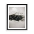 Plakat w ramie 40x50 - Zimowa Wielkość - górski krajobraz, zima w górach - rama czarna