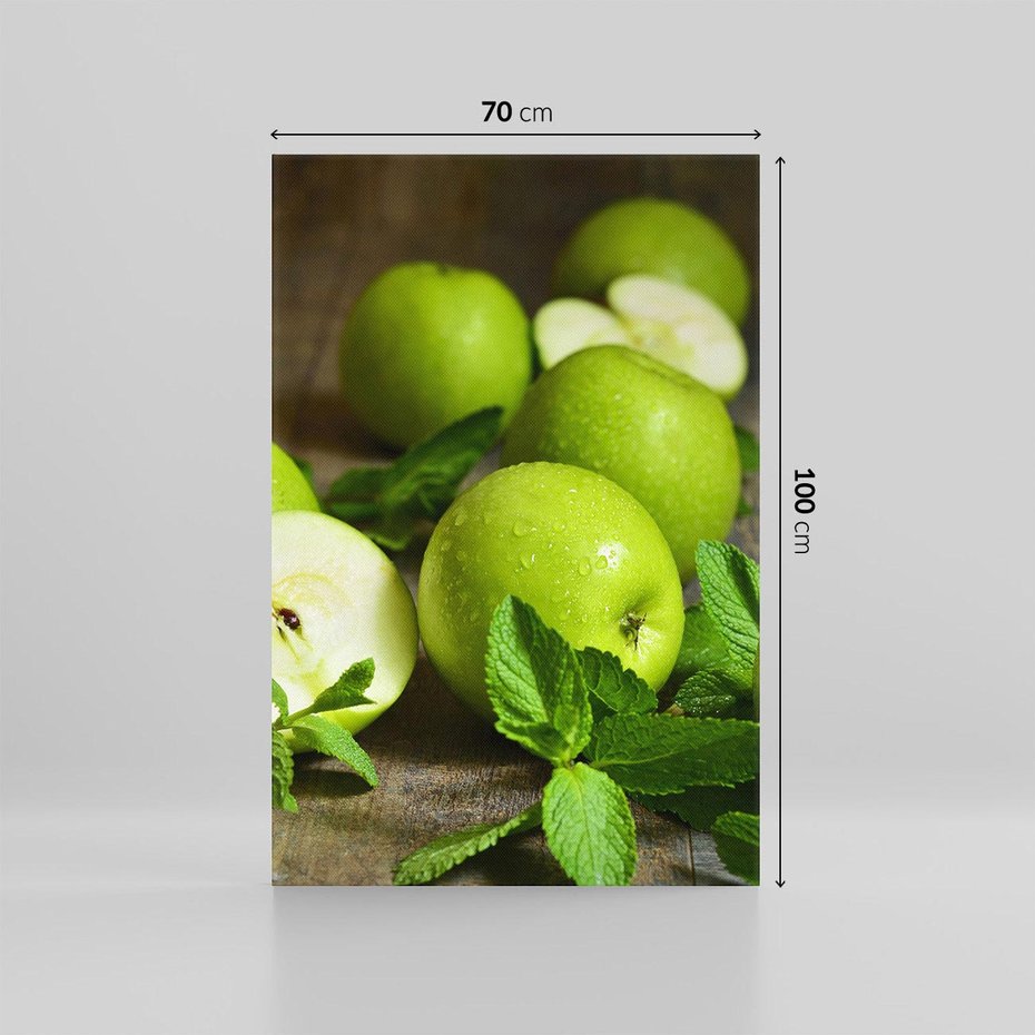 Obraz na płótnie 70x100 - Jabłkowa kolorystyka - jabłka, owoce