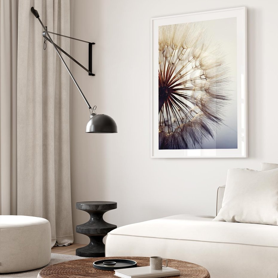 Plakat bez ramy 30x40 - Makro piękno dmuchawca - makro, dmuchawiec