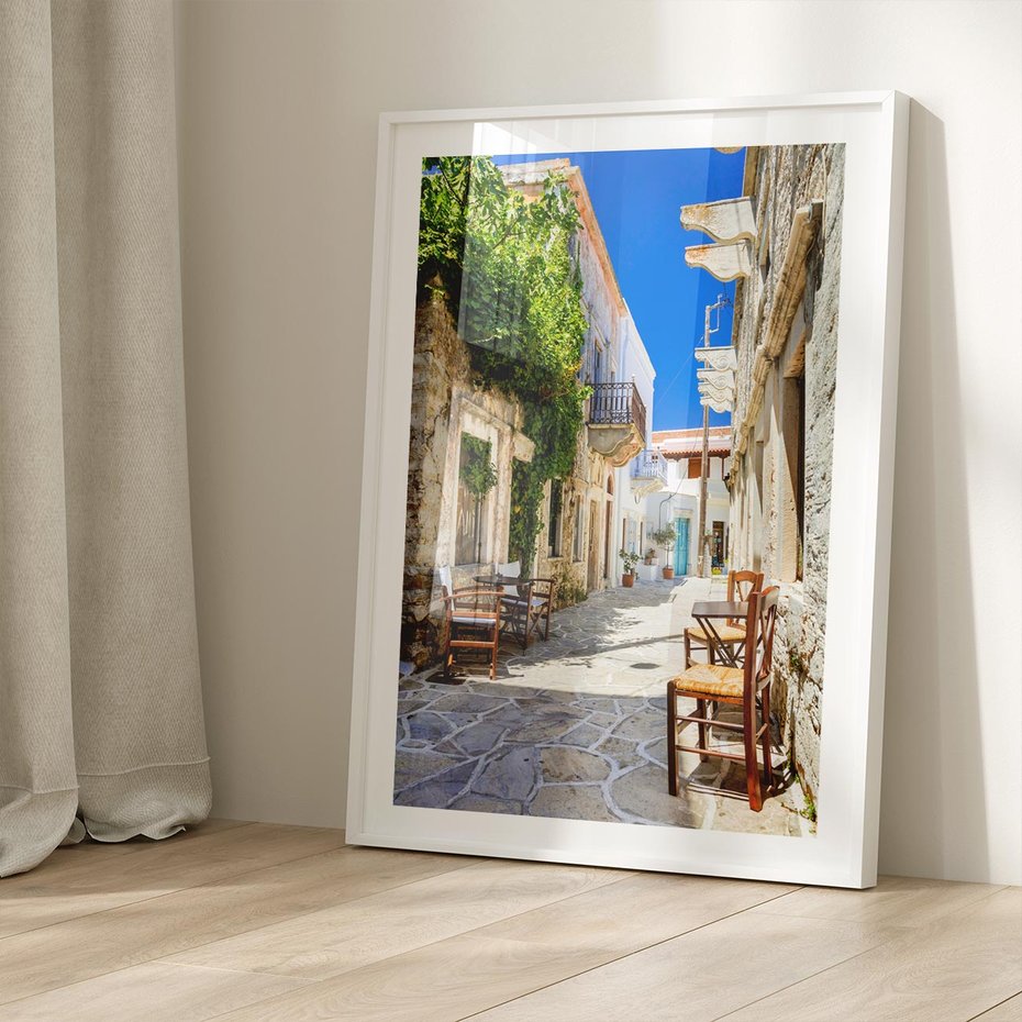 Plakat bez ramy 40x50 - Magiczny Spacer - uliczka, perspektywa