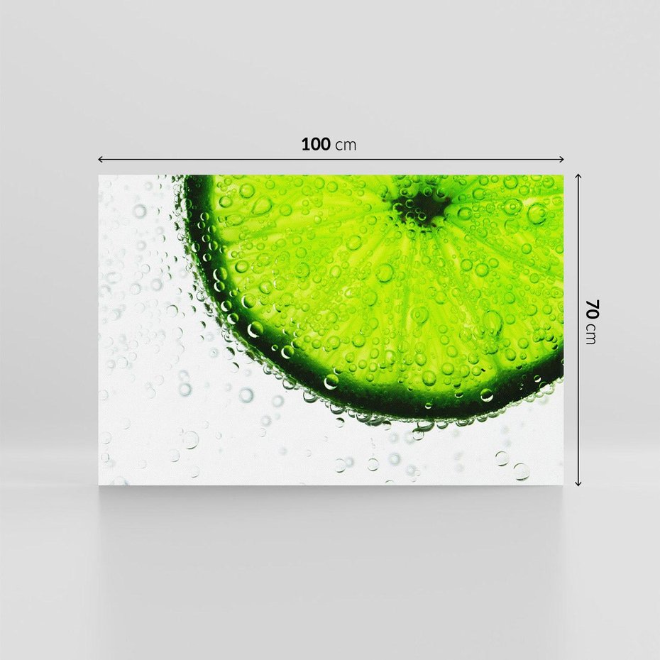 Obraz na płótnie 100x70 - Świeżość i kwasowość limonki - limnka, owoce