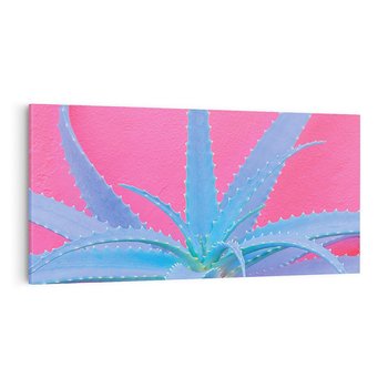 Obraz na płótnie 120x60 - Piękno Pustyni - kaktusy, liście