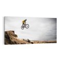 Obraz na płótnie 140x70 - Adrenalina na Dwóch Kółkach - rower, downhill