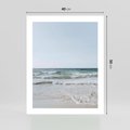 Plakat bez ramy 40x50 - Spokój nad Brzegiem - plaża, morze