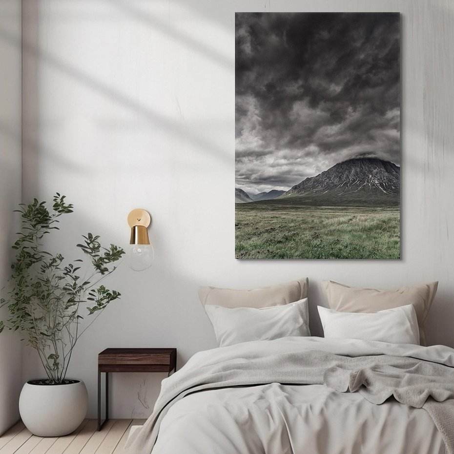 Obraz na płótnie 50x70 - Górska majestatyczność - góry, krajobraz