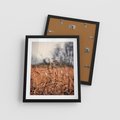 Plakat w ramie 40x50 - Jesienna Melancholia - suche trawy, jesień - rama czarna