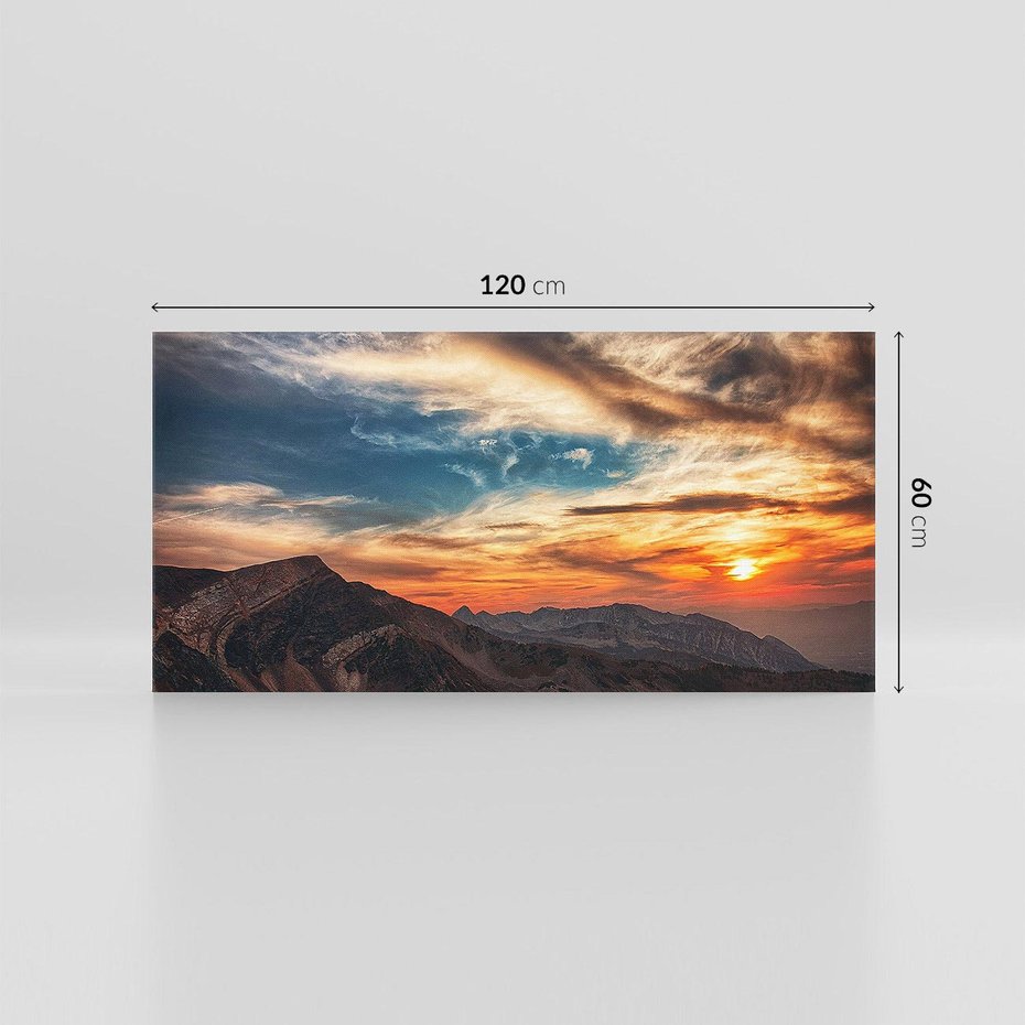 Obraz na płótnie 120x60 - Górski pejzaż w harmonii - góry, krajobraz