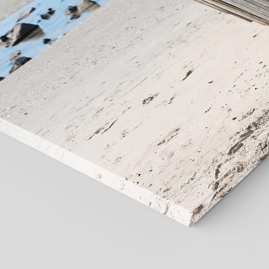 Obraz na płótnie 80x120 - Fale na falochronie nad morzem - morze, falochron