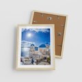 Plakat w ramie 40x50 - Uroki Santorini we Włoszech - Santorini, Włochy - rama drewno