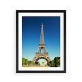 Plakat w ramie 40x50 - Ikoniczny symbol miasta - wieża, Eiffla - rama czarna