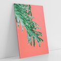 Obraz na płótnie 80x120 - Energetyczna Eksplozja Natury - liście, kolor
