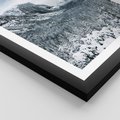 Plakat w ramie 50x70 - Góry Śnieżnej Krainy - góry, szczyty - rama czarna