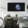 Obraz na płótnie 100x50 - Magiczne kosmiczne krajobrazy: ziemia i gwiazdy - kosmos, ziemia