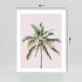 Plakat bez ramy 40x50 - Błogość Tropików - palma, tropiki