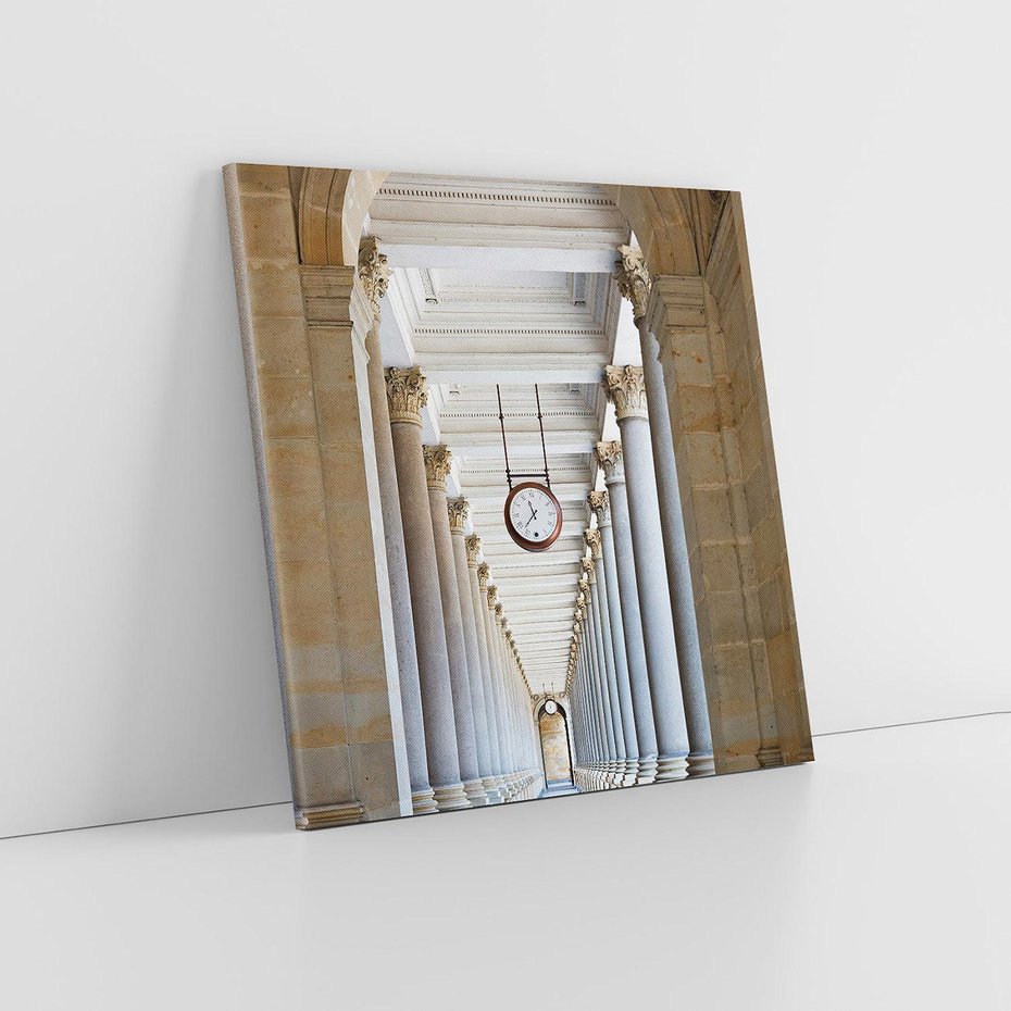 Obraz na płótnie 50x50 - Kolumny Czasu - architektura, kolumny